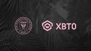 Inter Miami Fc Sponsorship With Xbto Graphic Design Wallpaper