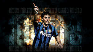 Intermediate Player Diego Milito Wallpaper