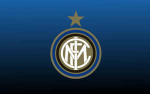Intermediate Star Inter Milan Emblem Logo Blue Wallpaper