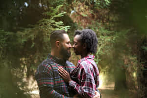 Interracial Couple Close To Each Other Wallpaper