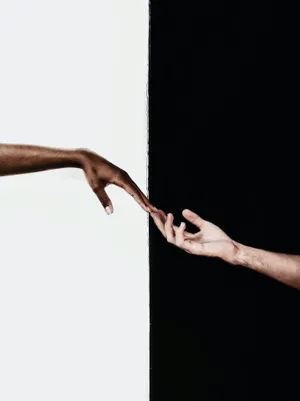 Interracial The Creation Michelangelo Wallpaper