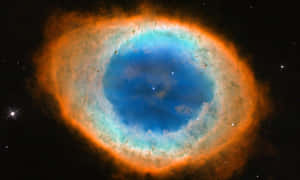 Interstellar Cloud: Vibrant Colors Of Stars And Gas Nebulas In Outer Space Wallpaper