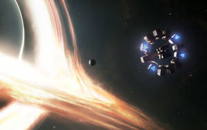 Interstellar Endurance To Gargantua Wallpaper