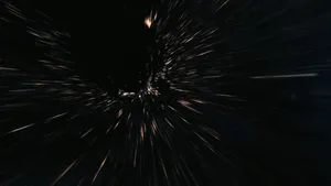 Interstellar Time Warp Tunnel Wallpaper