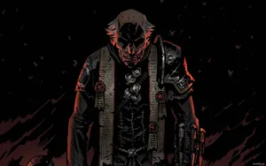 Intimidating Comic Style Villain Wallpaper