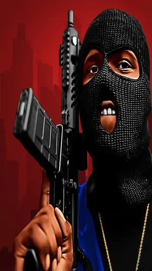 Intimidating Gangsters With Guns Wallpaper