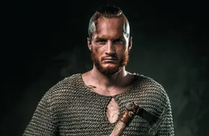 Intimidating Injured Man Wallpaper