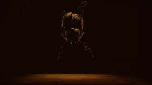 Intimidating Scraptrap In A Spooky Environment Wallpaper