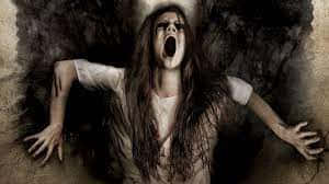 Intimidating Woman Ghost Wallpaper
