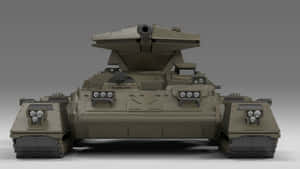 Intrepid Scorpion Tank At The Heart Of A Battle In Halo Wallpaper