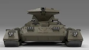 Intrepid Scorpion Tank At The Heart Of A Battle In Halo Wallpaper