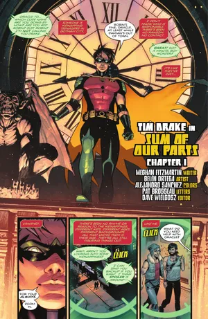 Intrepid Tim Drake In Action As Red Robin Wallpaper