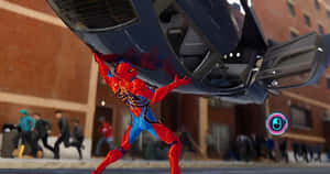 Intricate Arachnid In Its Natural Habitat Wallpaper