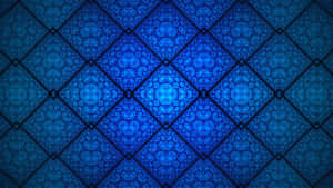 Intricate Blue Pattern Design Wallpaper