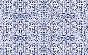 Intricate Blue Patterns [wallpaper] Wallpaper