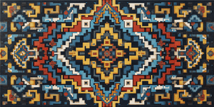 Intricate Colorful Carpet Wallpaper