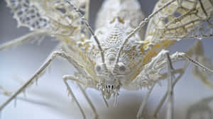 Intricate Lace Bug Sculpture Wallpaper