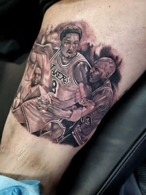 Intricate Nba-inspired Tattoos Wallpaper