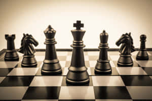 Intricate Pattern Of Chessboard Wallpaper