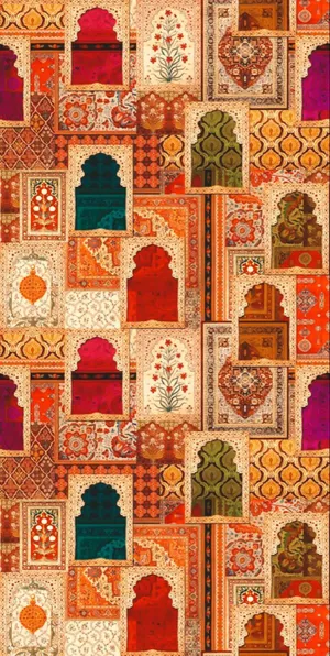 Intricate Textile Art Wallpaper