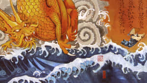 Intricate Traditional Japanese Art Wallpaper