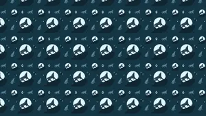 Intricate Wolf Pattern Wallpaper Wallpaper