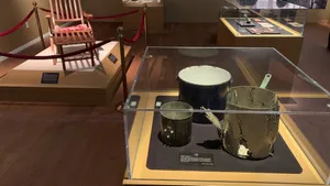 Intriguing Artifacts Displayed At The Rms Titanic Museum Wallpaper