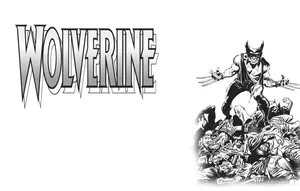 Intriguing Black And White Comic Scene Wallpaper