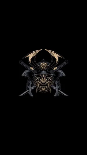 Intriguing Black And White Samurai Wallpaper