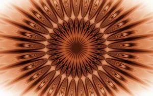 Intriguing Brown Abstract Design Wallpaper
