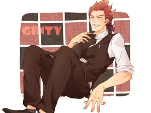 Intriguing Ginti From Death Parade Anime Series Wallpaper