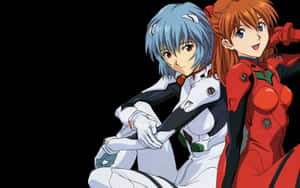 Intriguing Rei Ayanami In A Mysterious Scene Wallpaper