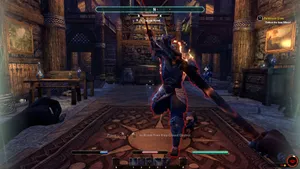 Intriguing Thieves Guild Meeting In A Dimly Lit Underground Hideout Wallpaper