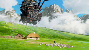 Intro Scene Howl's Moving Castle Wallpaper