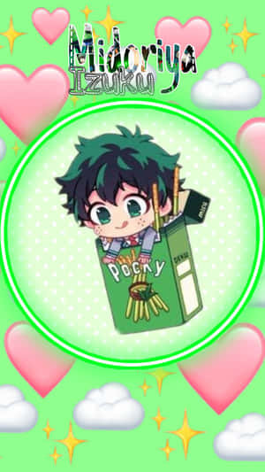 Introducing Baby Deku, An Adorable And Courageous Hero Bursting With Youthful Enthusiasm Wallpaper