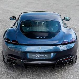 Introducing The Sleek And Luxurious Ferrari Roma Wallpaper