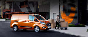 Introducing The Sleek And Spacious Ford Transit Wallpaper