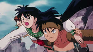 Inuyasha And Koga: Fierce Rivals Wallpaper