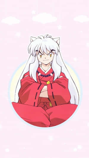 Inuyasha And Rin In A Peaceful Moment Wallpaper