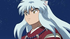 Inuyasha Portrait At Night Wallpaper