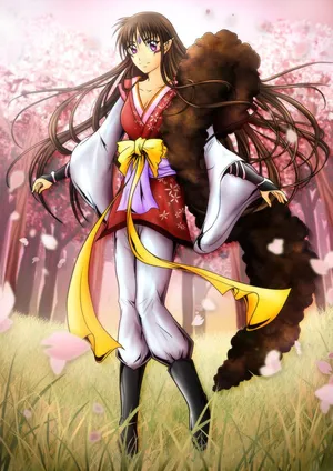 Inuyasha Rin - A Heartwarming Moment Between Rin And Sesshomaru Wallpaper