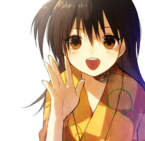 Inuyasha Rin: A Young Girl's Journey With A Demon Hero Wallpaper