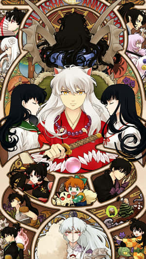 Inuyasha’s Journey To Modern-day Comes To Life On Your Phone Wallpaper