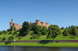 Inverness Castle Scotland Sunny Day Wallpaper
