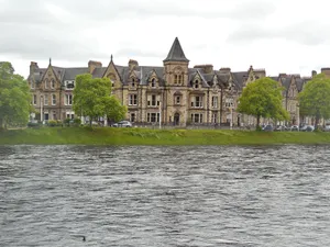 Inverness Riverbank Architecture Wallpaper