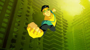 Invincible Variant Battle Scene Wallpaper