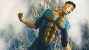 Invincible Variant Flight Pose Wallpaper