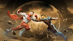 Invincible War Epic Battle Wallpaper