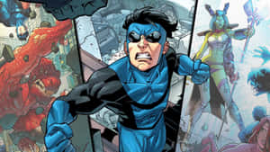 Invincible War Hero Battle Wallpaper