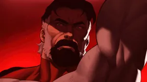 Invincible War Intense Showdown Wallpaper